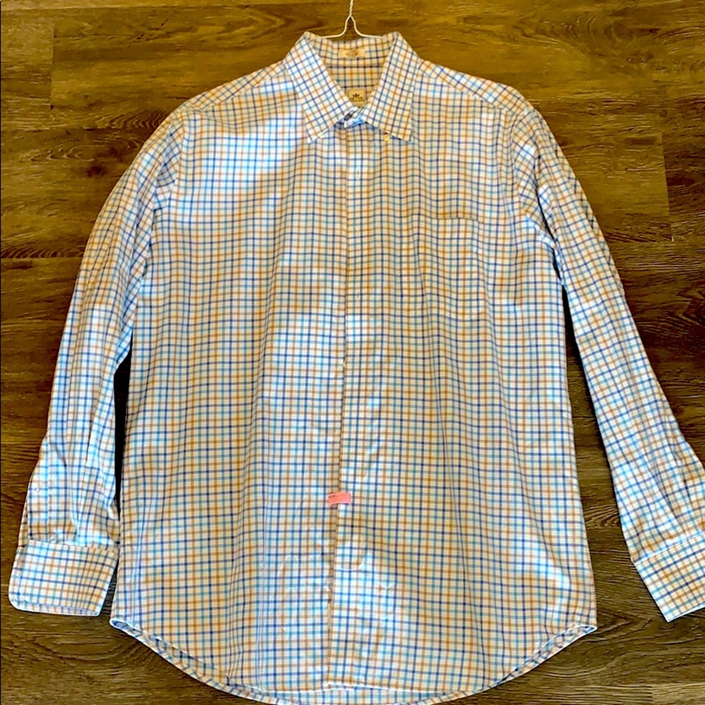 Peter Millar easy care large men’s dress shirt LS